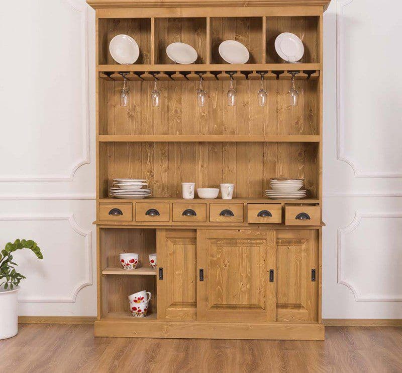 Mobilier de Bar lemn masiv, 151 x 36 x 210 cm