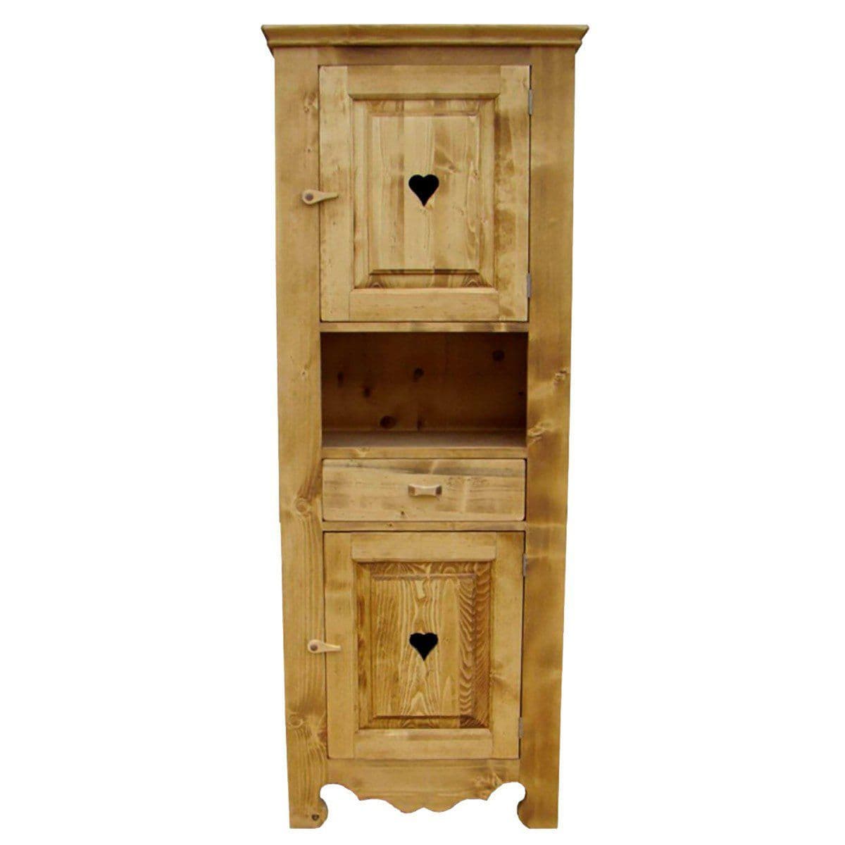 Dulap Rustic cu 2 usi si 1 sertar, 66 x 45 x 179 cm