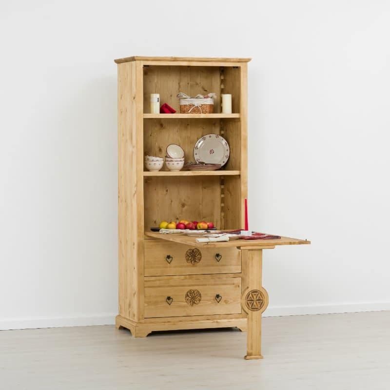 Masa Ursul Carpatin tip Berger, 2 sertare, 90 x 50 x 200 cm