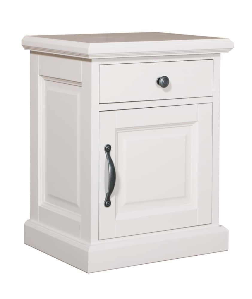 Noptiera Lovely cu 1 usa si 1 sertar