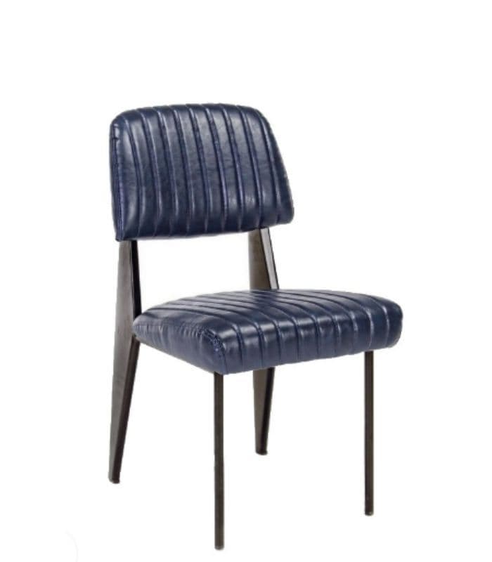 SCAUN ALBASTRU VINTAGE NELLY