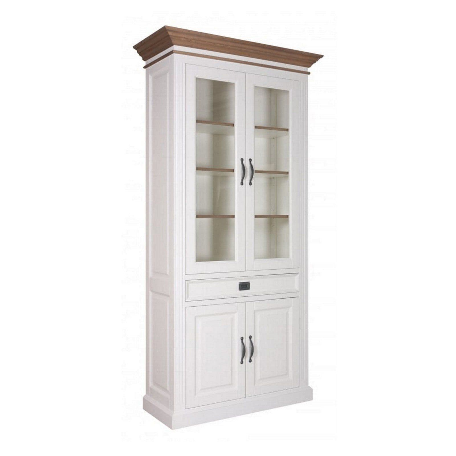 Vitrina Lovely Oak 2 x 2 usi si 1 sertar