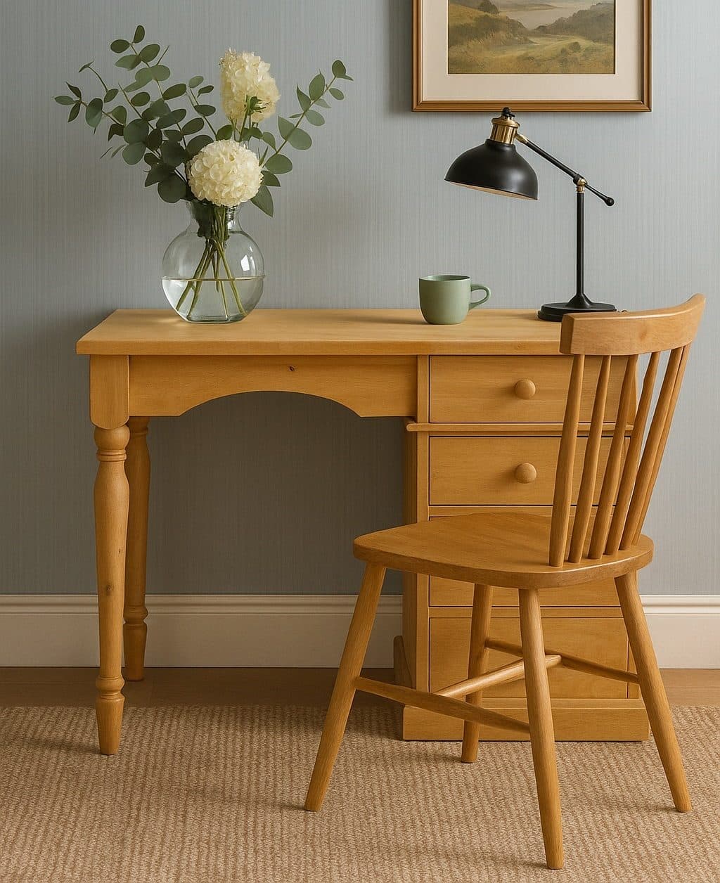 Kontor oak desk