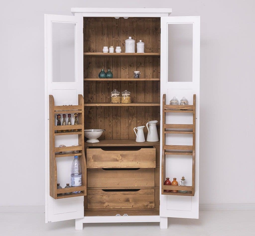 Dulap de bucatarie tip camara lemn masiv, 96 x 65 x 220 cm