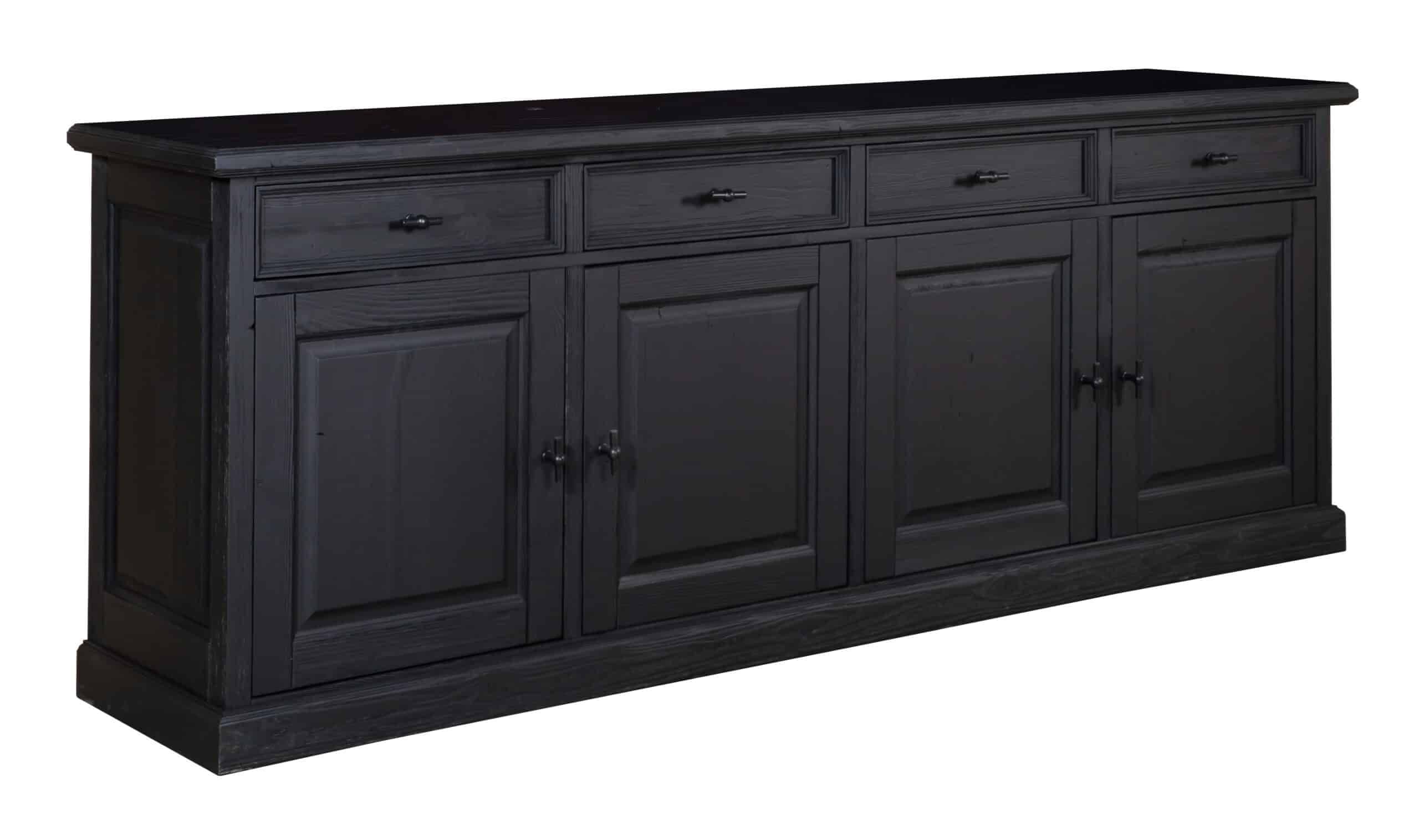 Bufet Arctic Wood cu 4 usi si 4 sertare