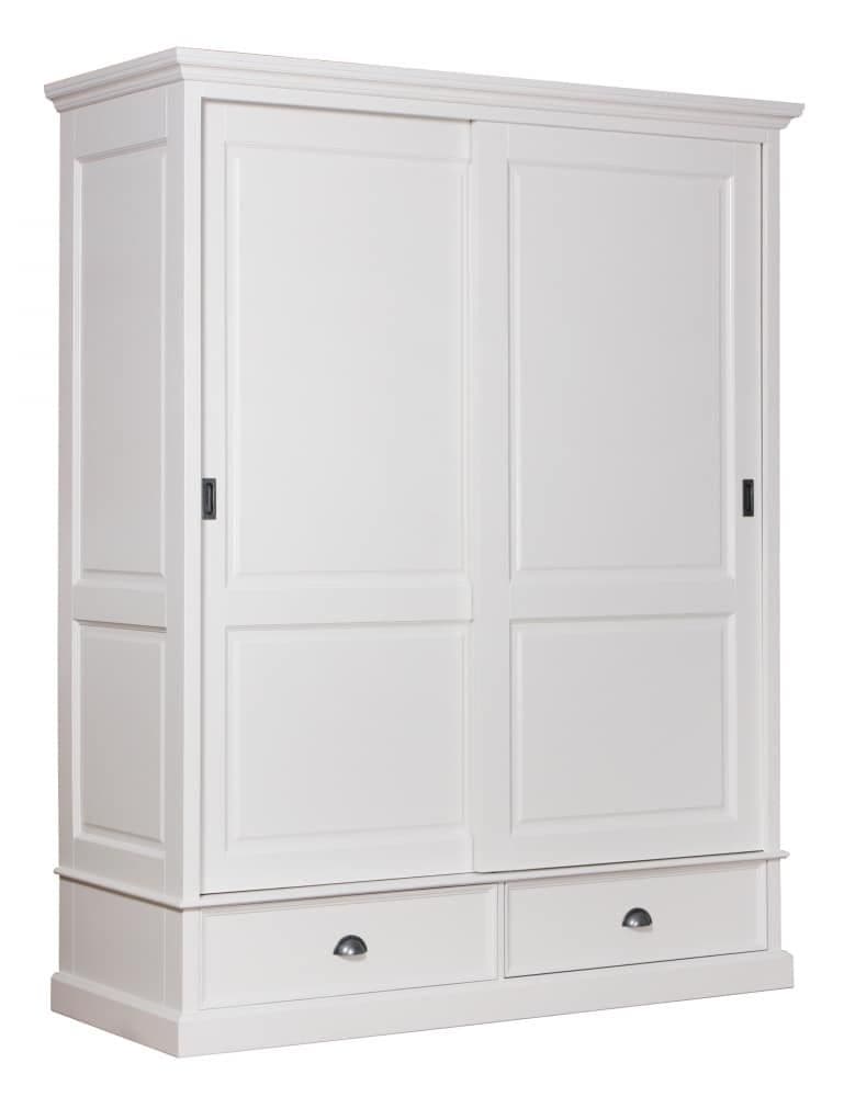 Dulap Lovely Home, 2 usi culisante si 2 sertare, 168 x 64 x 220 cm