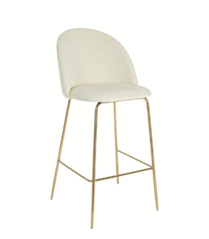 SCAUN DE BAR CARRY, ALB