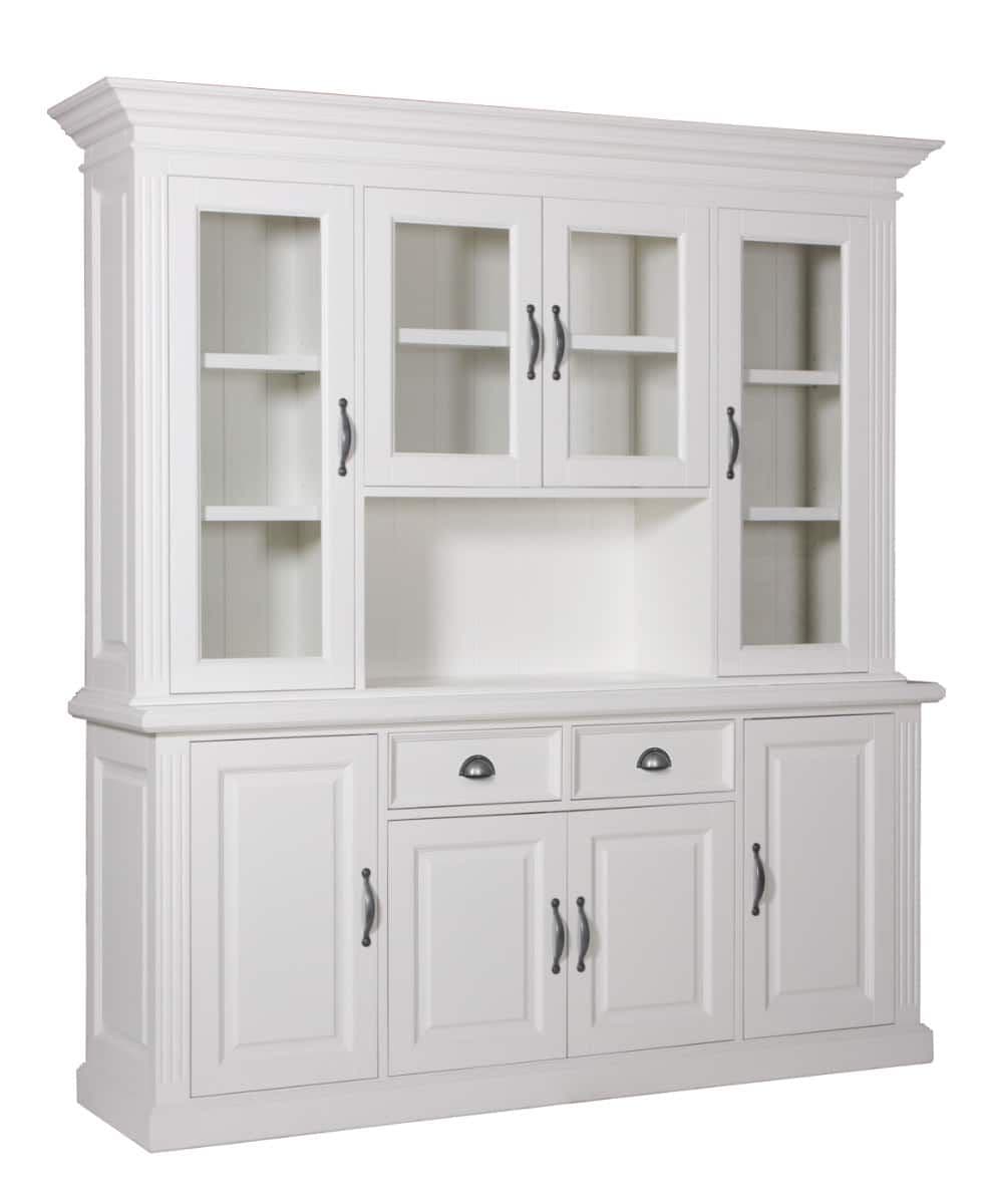 Bufet cu vitrina Lovely 2 x 4 usi si 2 sertare