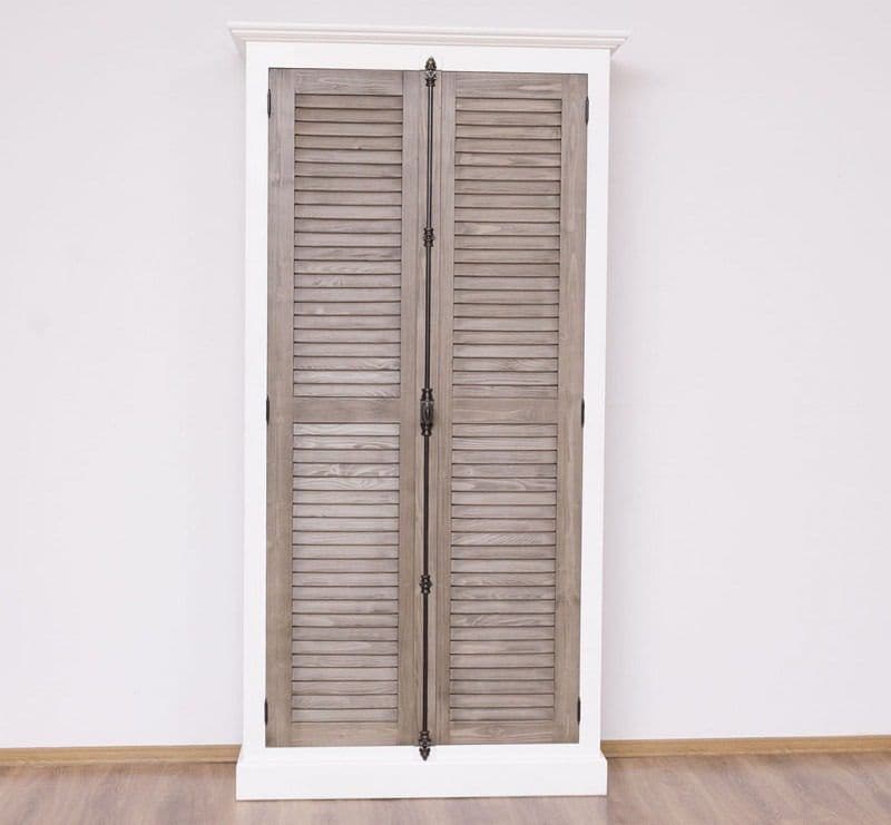 Dulap Azore lemn masiv, 2 usi model tip zabrea, 109 x 40 x 210 cm